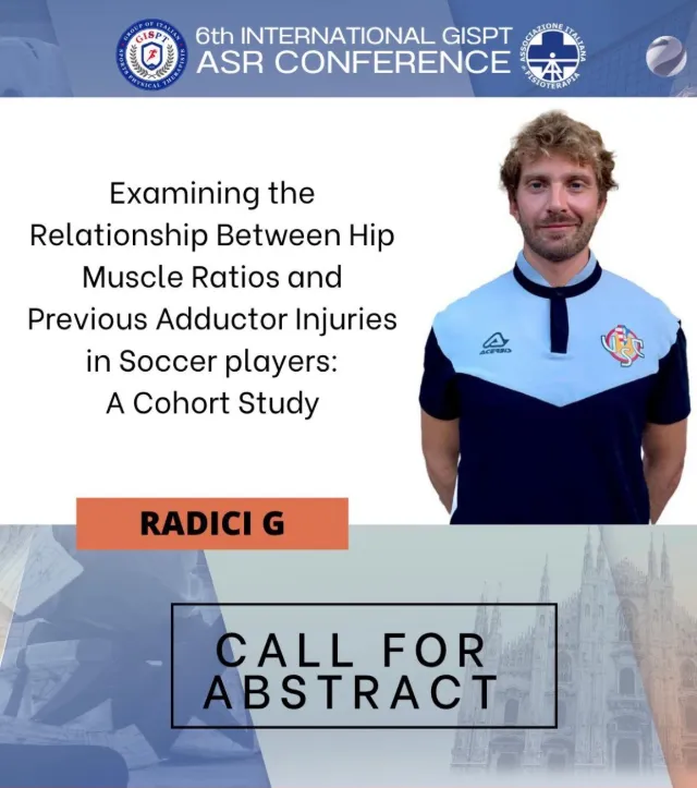 Il cartoncino dell'abstract di Giacomo Radici alla 6th International GISPT ASR Conference